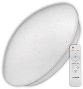 Avide LED Μοντέρνα Πλαφονιέρα Οροφής Stella-CCT 80W (40+40) με Τηλεχειριστήριο